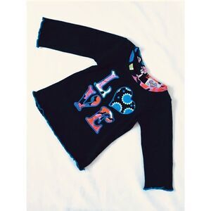 NEW Ann Loren 12-18 Months LOVE Valentine Appliqué Top  BUY 2 GET 1 FREE